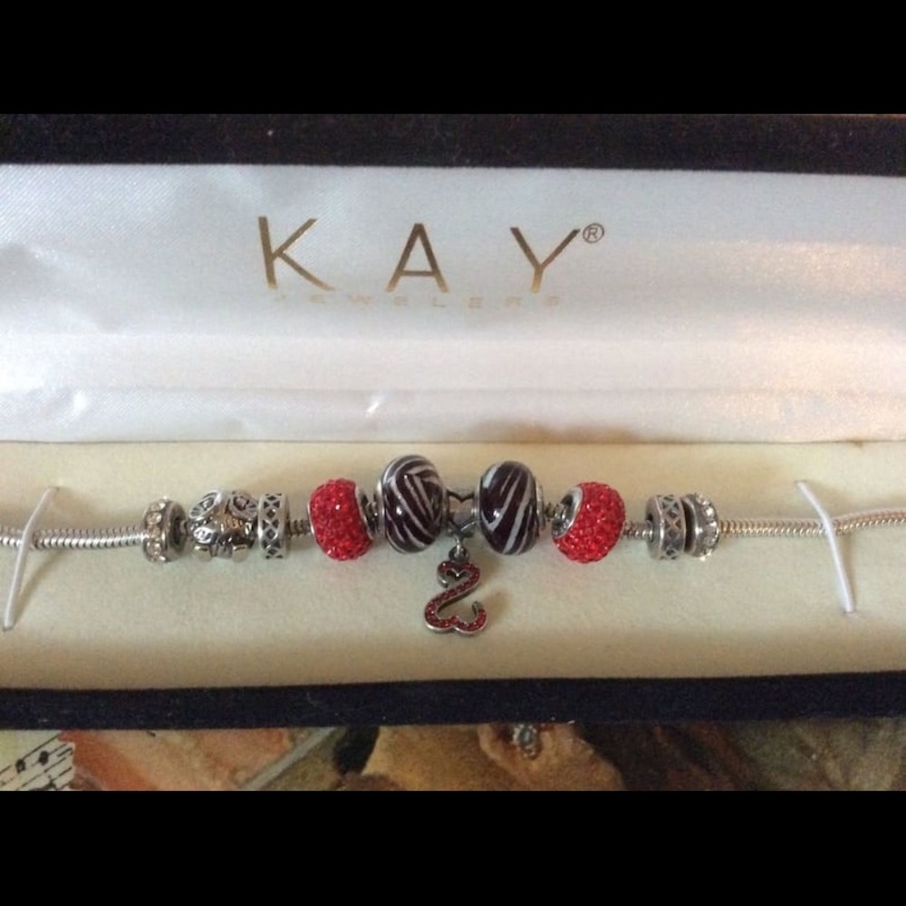 Kay Jewelers Charmed Memories 925 Silver Bracelet